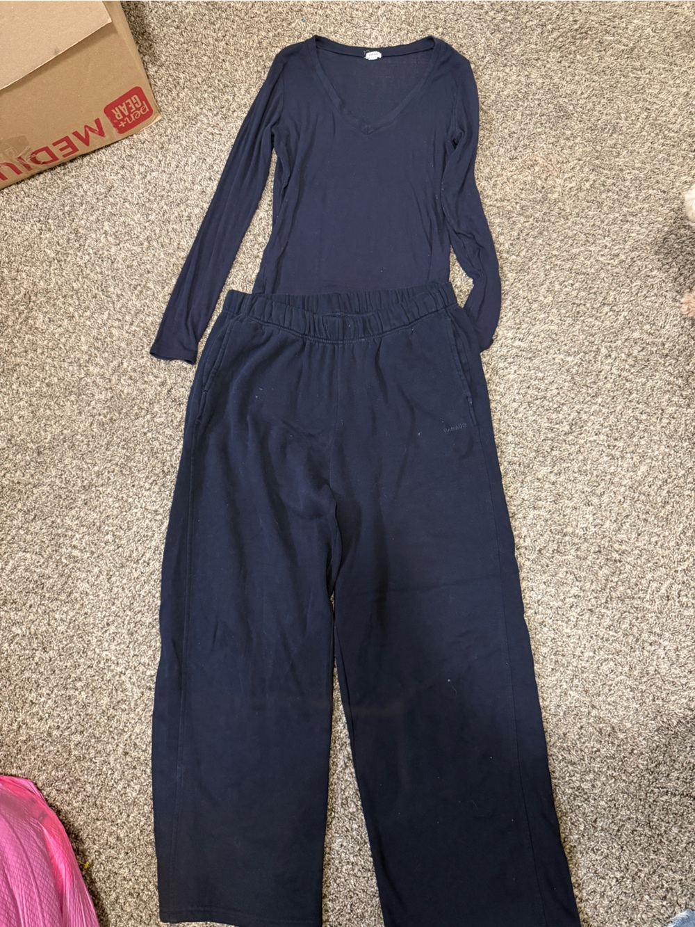 Garage set navy blue